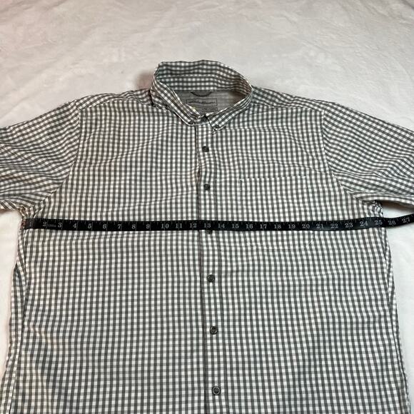 Eddie Bauer Men's Travex Classic Gingham Short Sleeve Button Down Shirt Size TXL - Picture 7 of 8